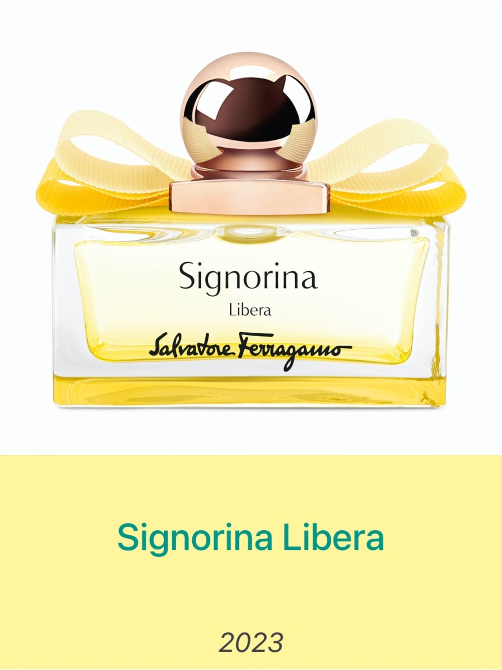 Salvatore Ferragamo Signorina Libera Women's Skincare Fragrance — Bright Yellow - Picture 5 of 6